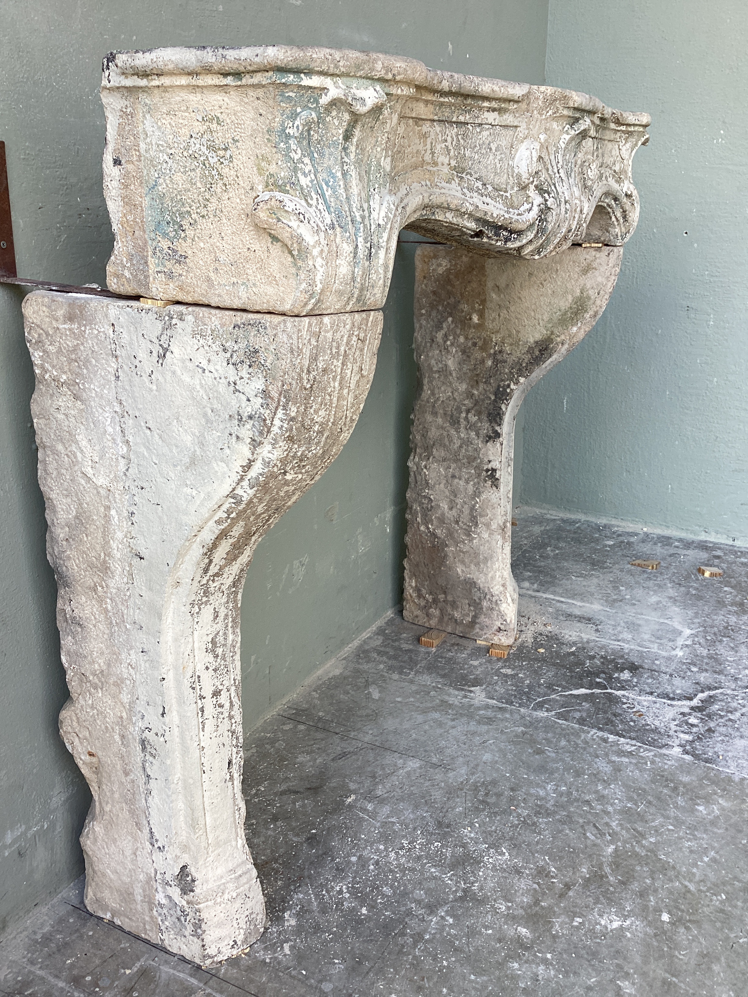 18th c. Cheminee from a Maison de Ville in Arles, a town in the Provencal region of France. - image 2